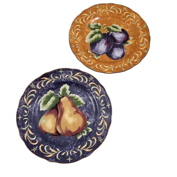 Noble Excellence Napa Valley HONEY and PLUM 8 5/8" Salad Luncheon Plates - Picture 6 of 16